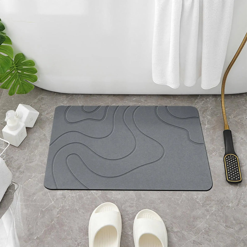 Diatomite Stone Bath Mat – Non-Slip, Fast Drying, 40x60cm