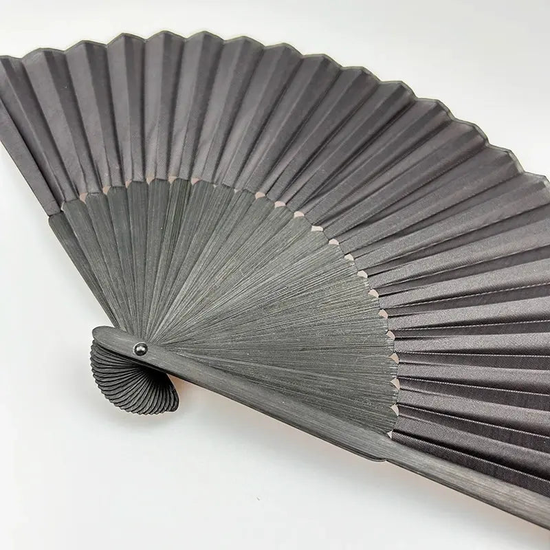Chinese Black Vintage Hand Fan Folding Fans Dance Wedding Party Favor