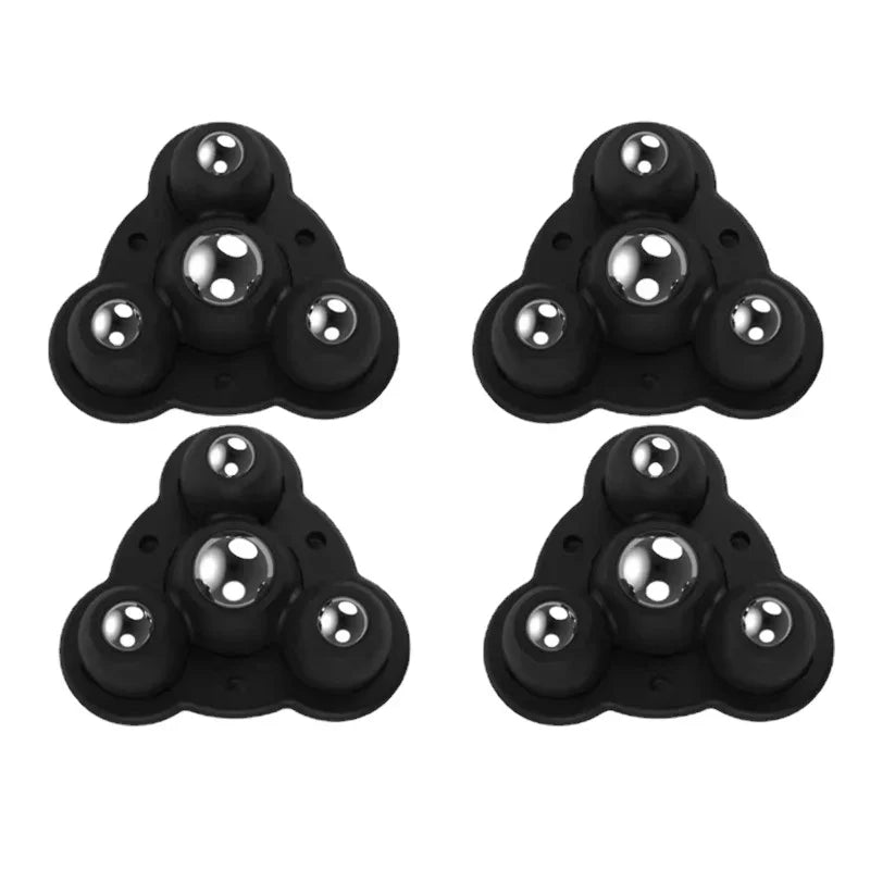 Self Adhesive Mute Ball Universal Wheel 4 Beads Furniture Casters