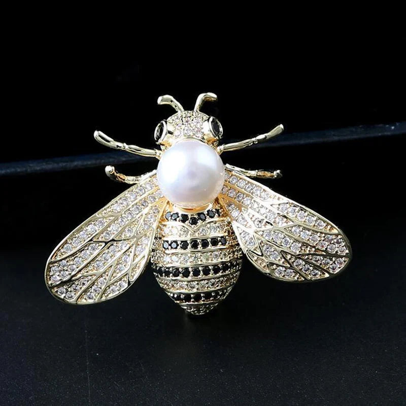 Animal Crystal Rhinestone Brooch – Zinc Alloy Fashion Pin