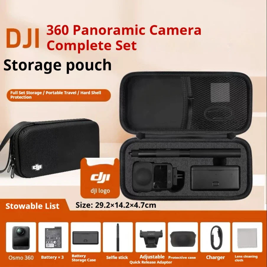 DJI Osmo 360 Hard Shell Storage Bag | Portable Camera Case