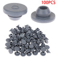 100 Self-Sealing Butyl Rubber Injection Ports for 13mm Jars