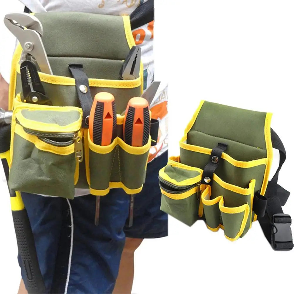 Electrician Tool Belt Pouch | Nylon Waist Bag Organizer