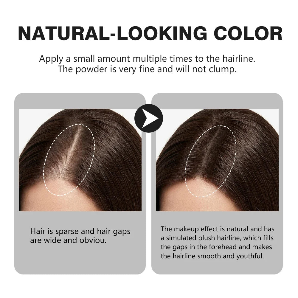 Lakerain Waterproof Hairline Powder – Sweat-Proof, Natural Color