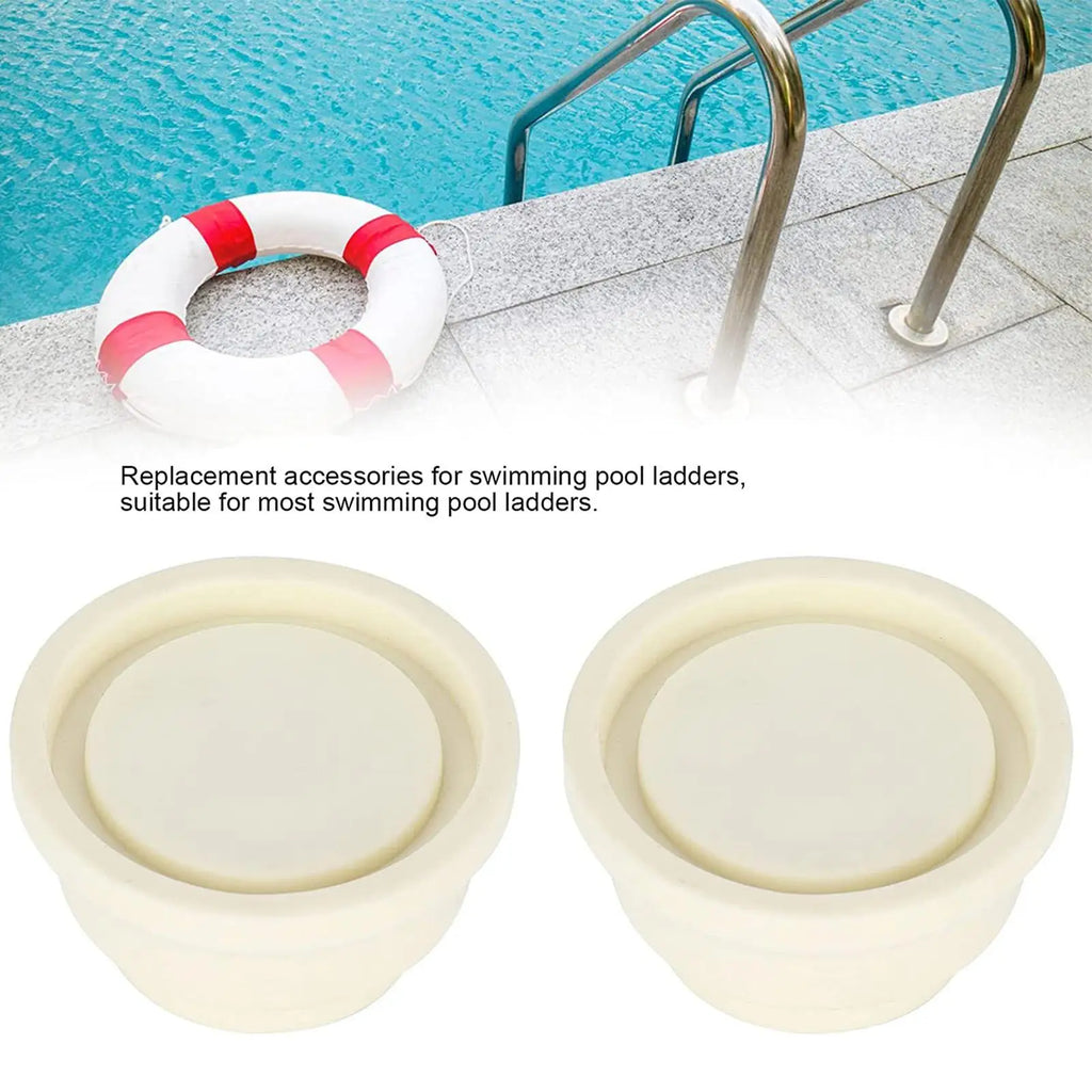 Ladder Bumper White Rubber Plug Swimming Pool Ladders Accessory