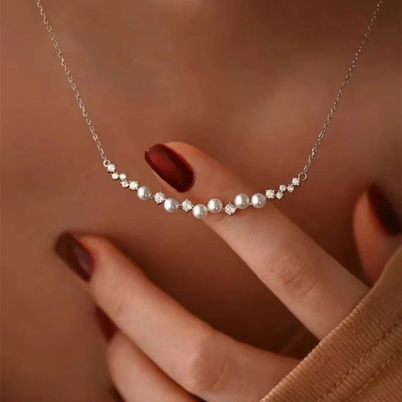Huitan Imitation Pearl Pendant Necklace | Women's Fashion Jewelry