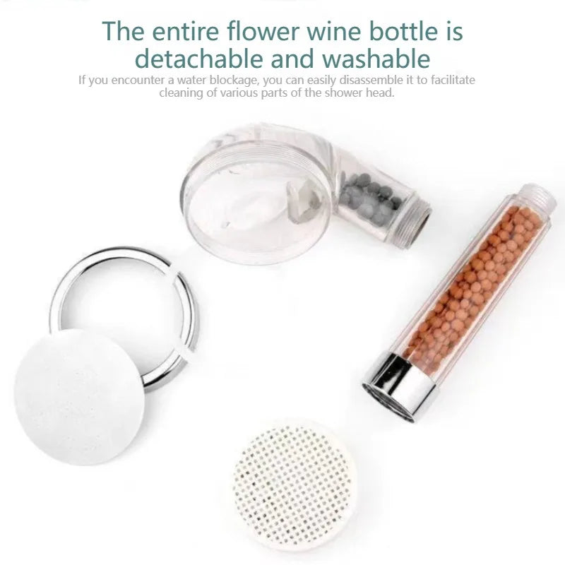 High Pressure Anion Spa Handheld Shower Head – Water Saving