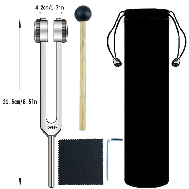 128 Hz Tuning Fork – Clinical Grade Sound Healing Instrument