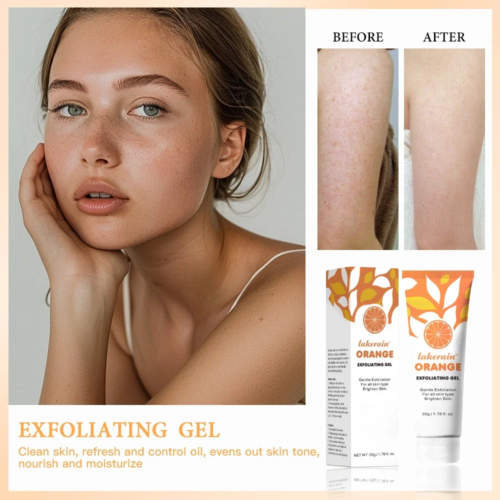 Lakerain Exfoliating Gel Scrub 50g – Brighten & Hydrate Skin