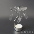Spinning Metal Carousel Tea Light Candle Holder | Xmas Decor
