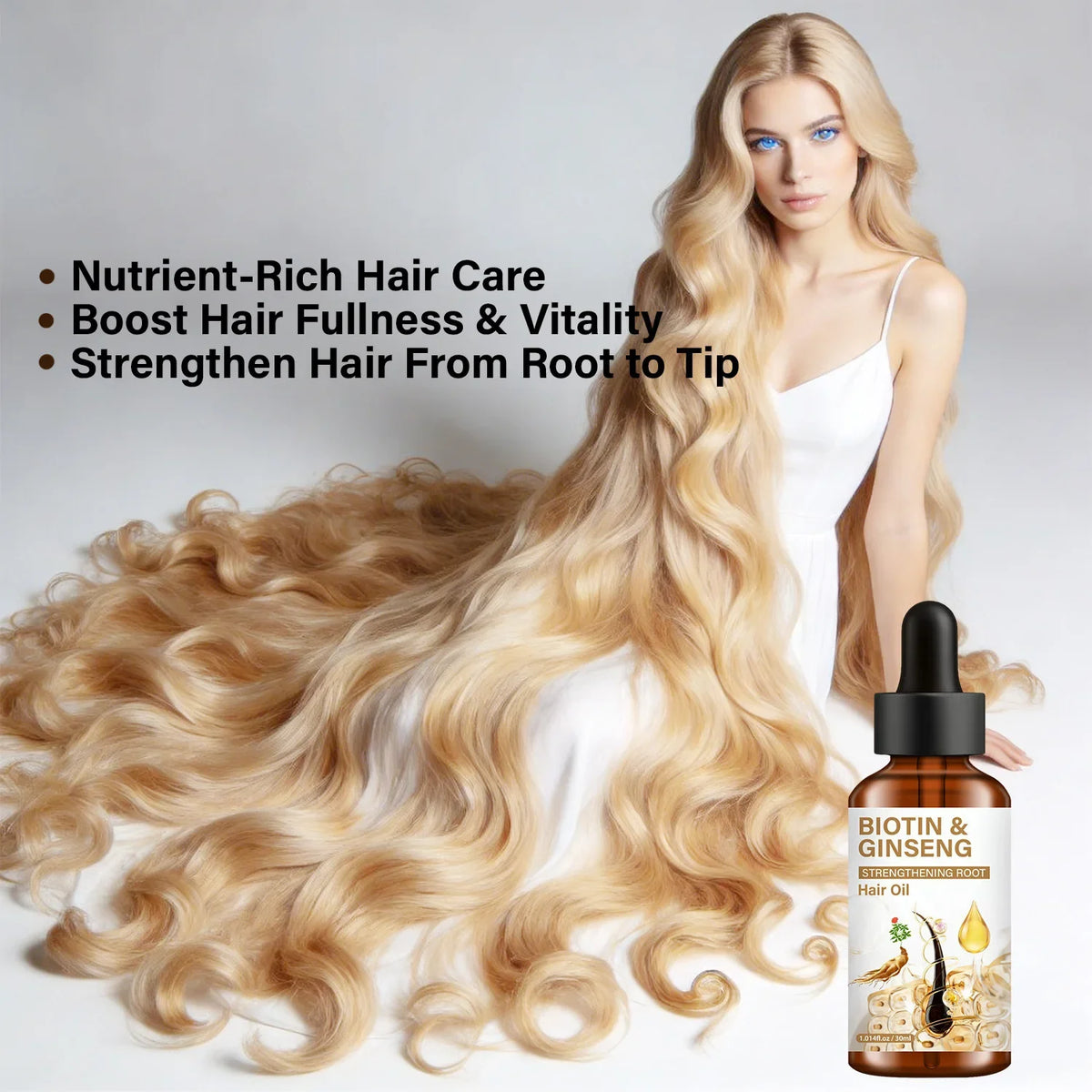Biotin & Ginseng Hair Growth Essential Oil – 30ml | Lanemay