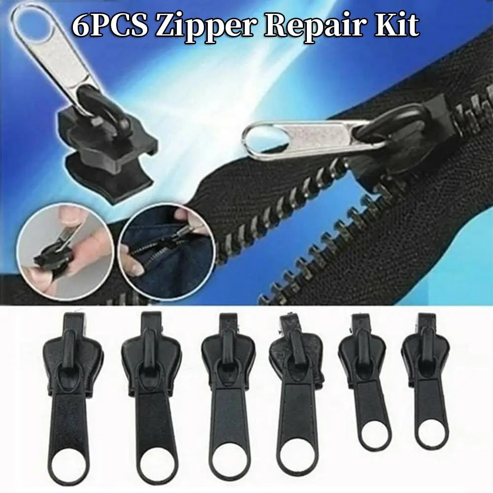 Zipper Replacement Pull Slider Fixer Parts DIY Crafts Zip Repair 3 5