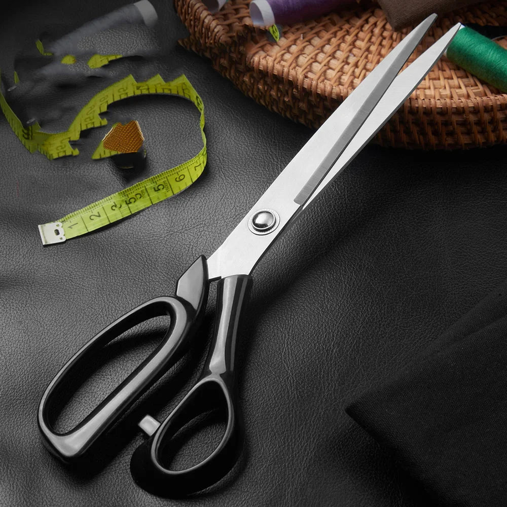 8-Inch Stainless Steel Tailor's Scissors | Professional Fabric Shears