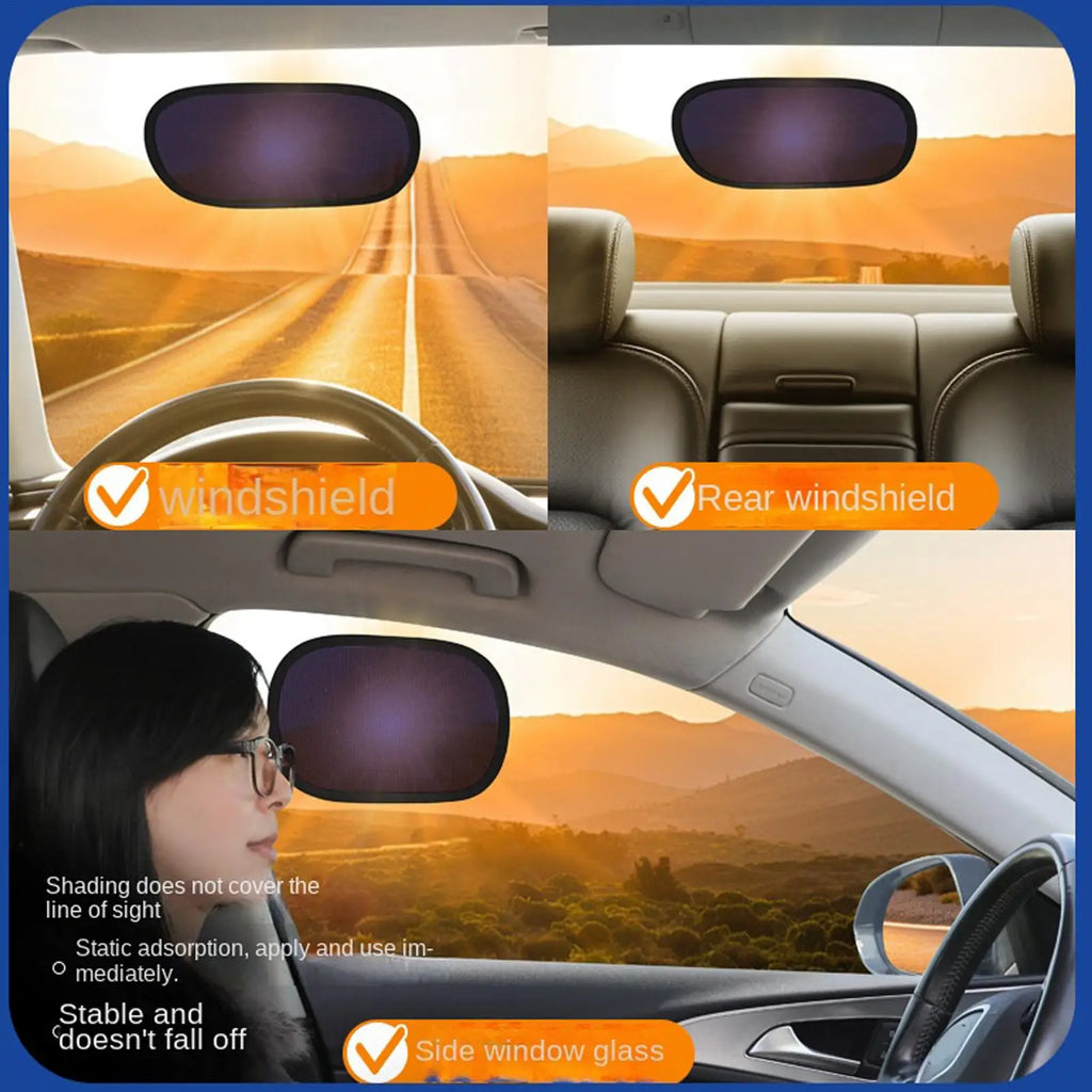 Static Cling Car Side Window Sun Shade – UV Block, Kids & Pets