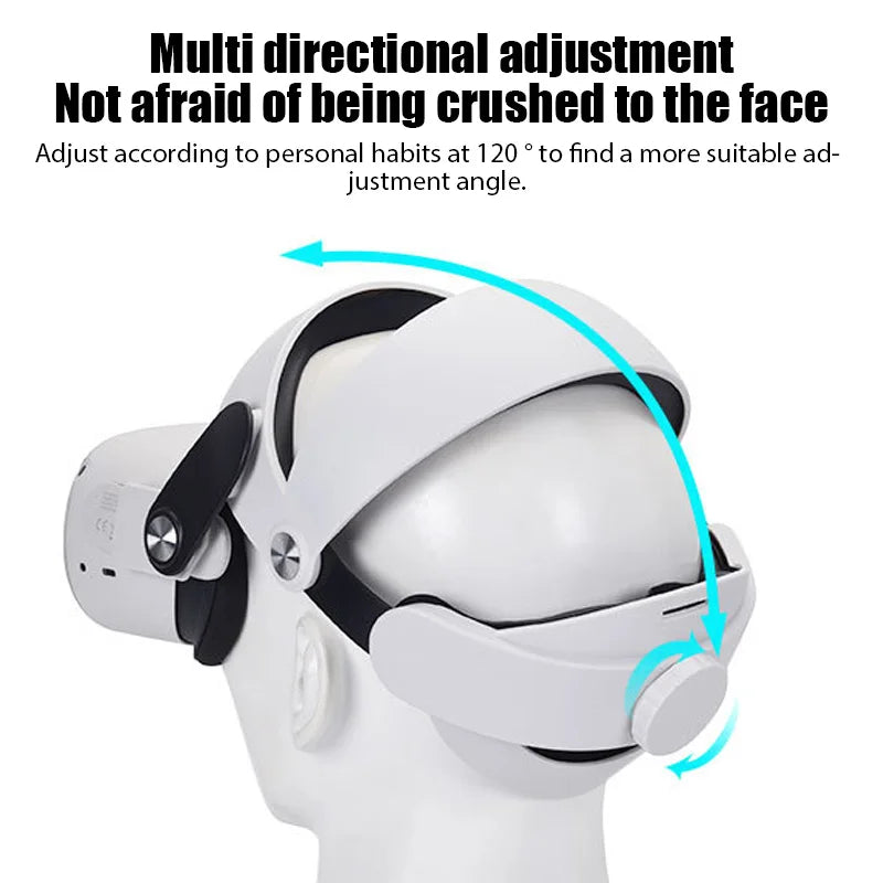 Adjustable Head Strap Headband for Meta Quest 2 VR Headset