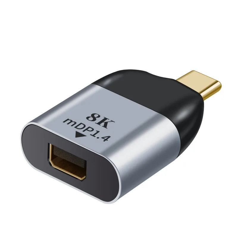 USB-C to HDMI 8K, DisplayPort, Mini DP & VGA Adapter