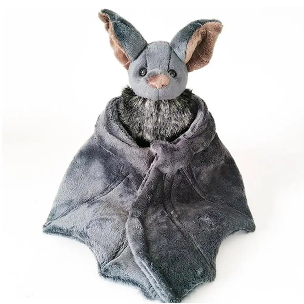 Bat Stuffed Plush Doll Pillow | Foldable Wings Halloween Decor