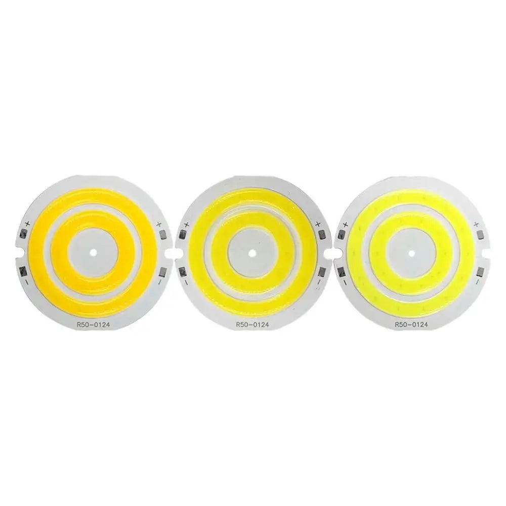 Double Ring COB Circular LED Chip 3V–4V 50mm 2W | DIY Light