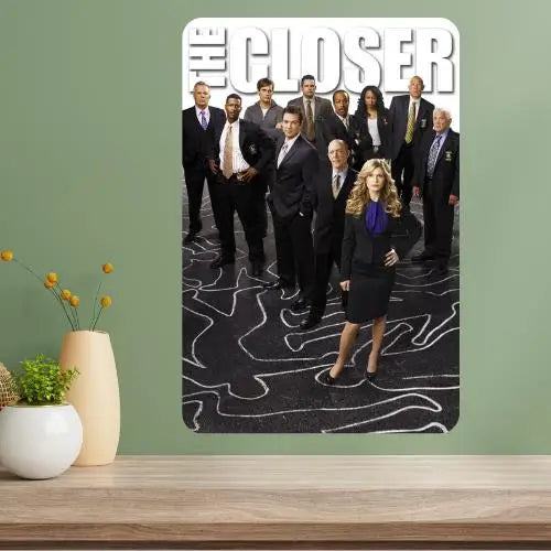 The Closer TV Show Metal Poster Sign – Retro Aluminum Wall Art