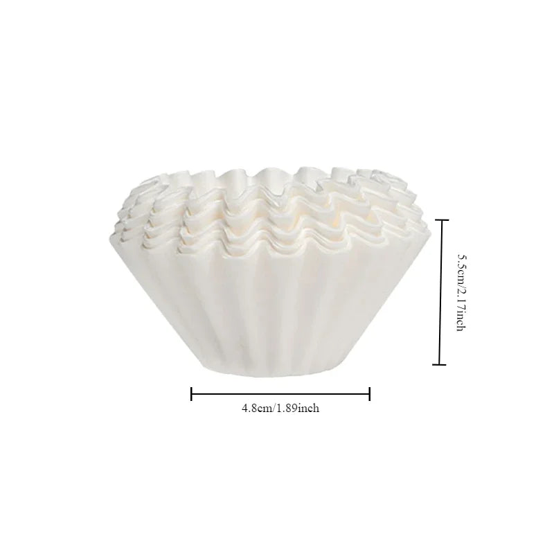 50 Pack Pour Over Coffee Filters – Fits B75 & Wave Dripper
