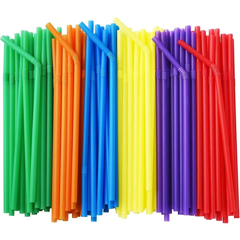 100pcs Wide Boba Straws – Milkshake, Smoothie & Bubble Tea