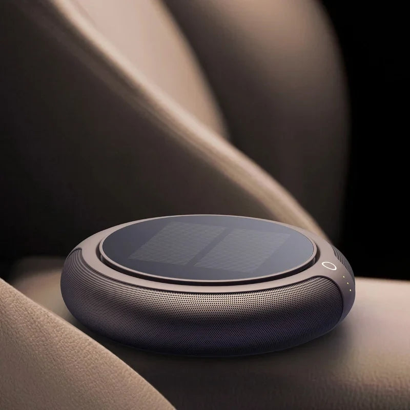 Solar Car Air Purifier HEPA Filter & Aroma Diffuser | HOMEFISH