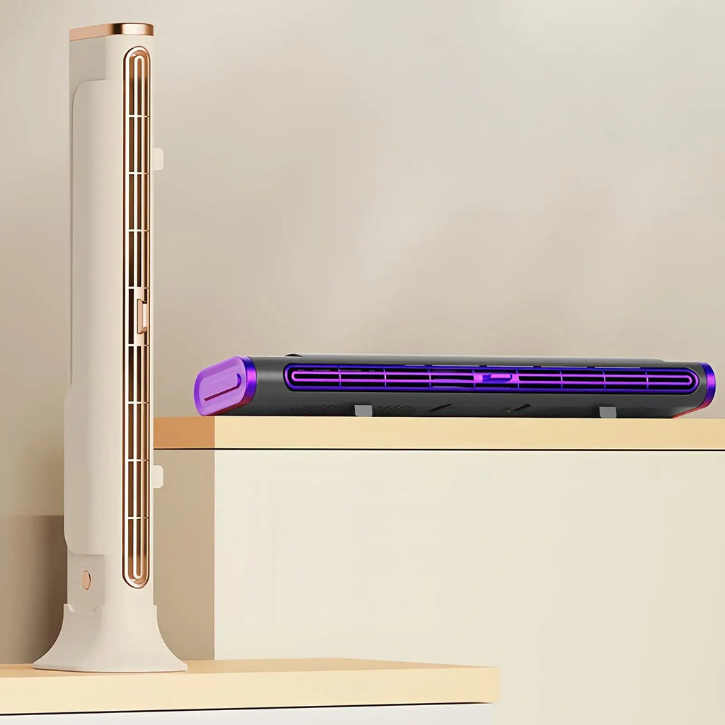 Bladeless USB Rechargeable Portable Fan – Desk, Office & Outdoor