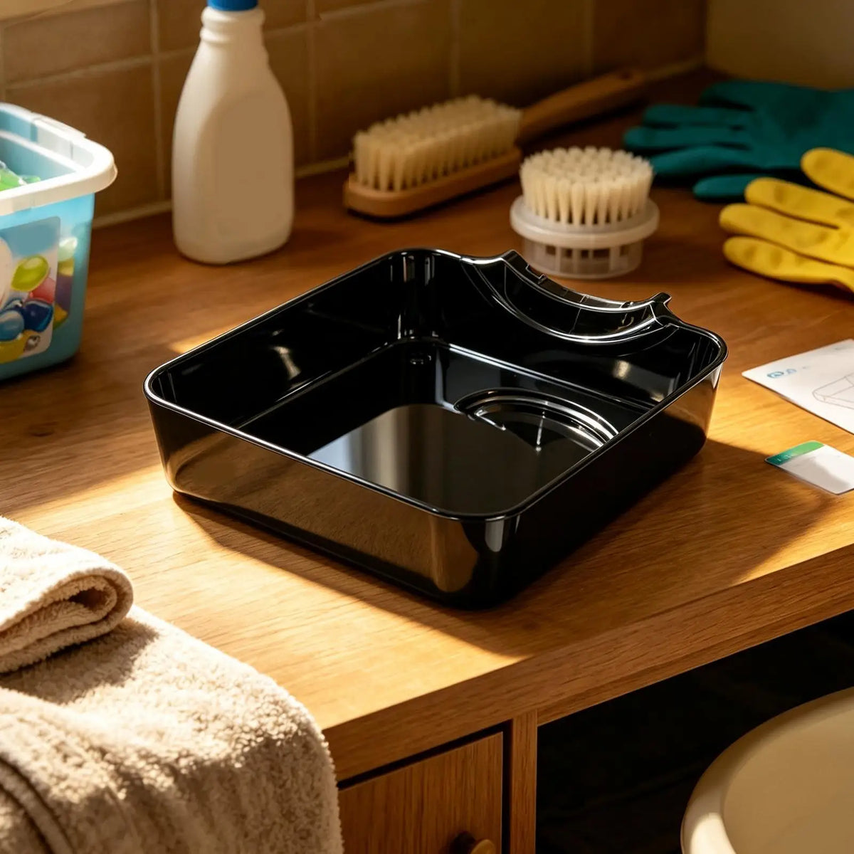 Washer Drain Pan with Lint Filter – Front Load Drip Tray