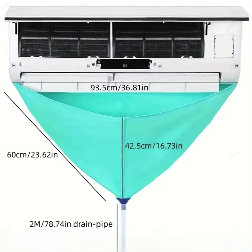 Air Conditioner Cleaning Kit – Leak-Proof Cover & Drain Pipe