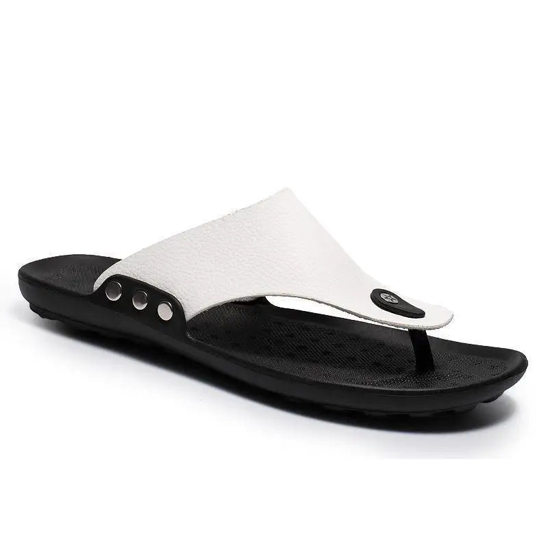 YBQJOO Men's Flip-Flops – Non-Slip Beach Sandals & Slippers