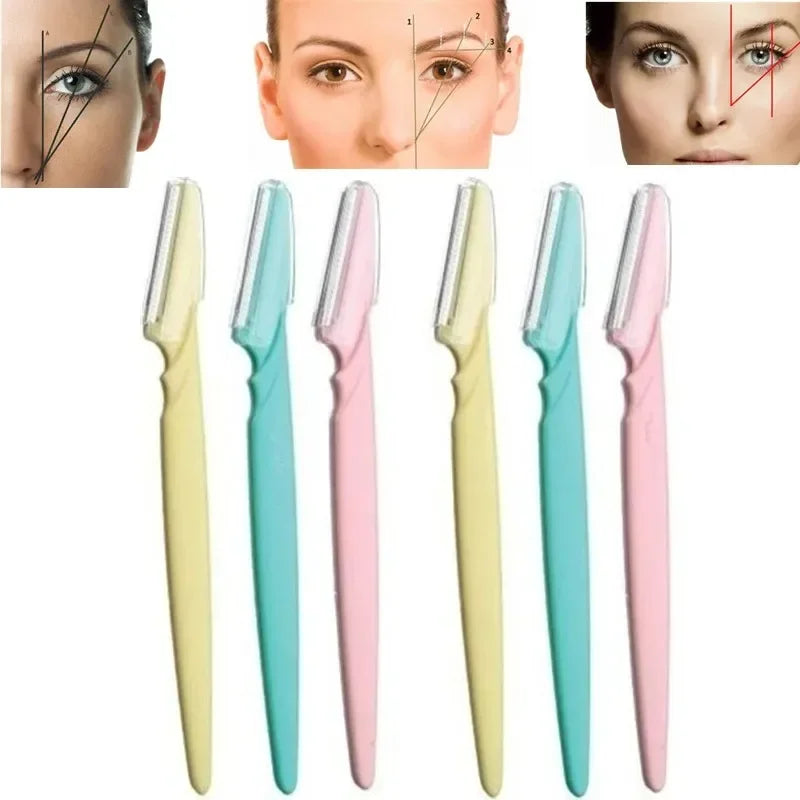 Eyebrow Trimmer Razor Set – 10 Pcs Face Hair Shaping Tool