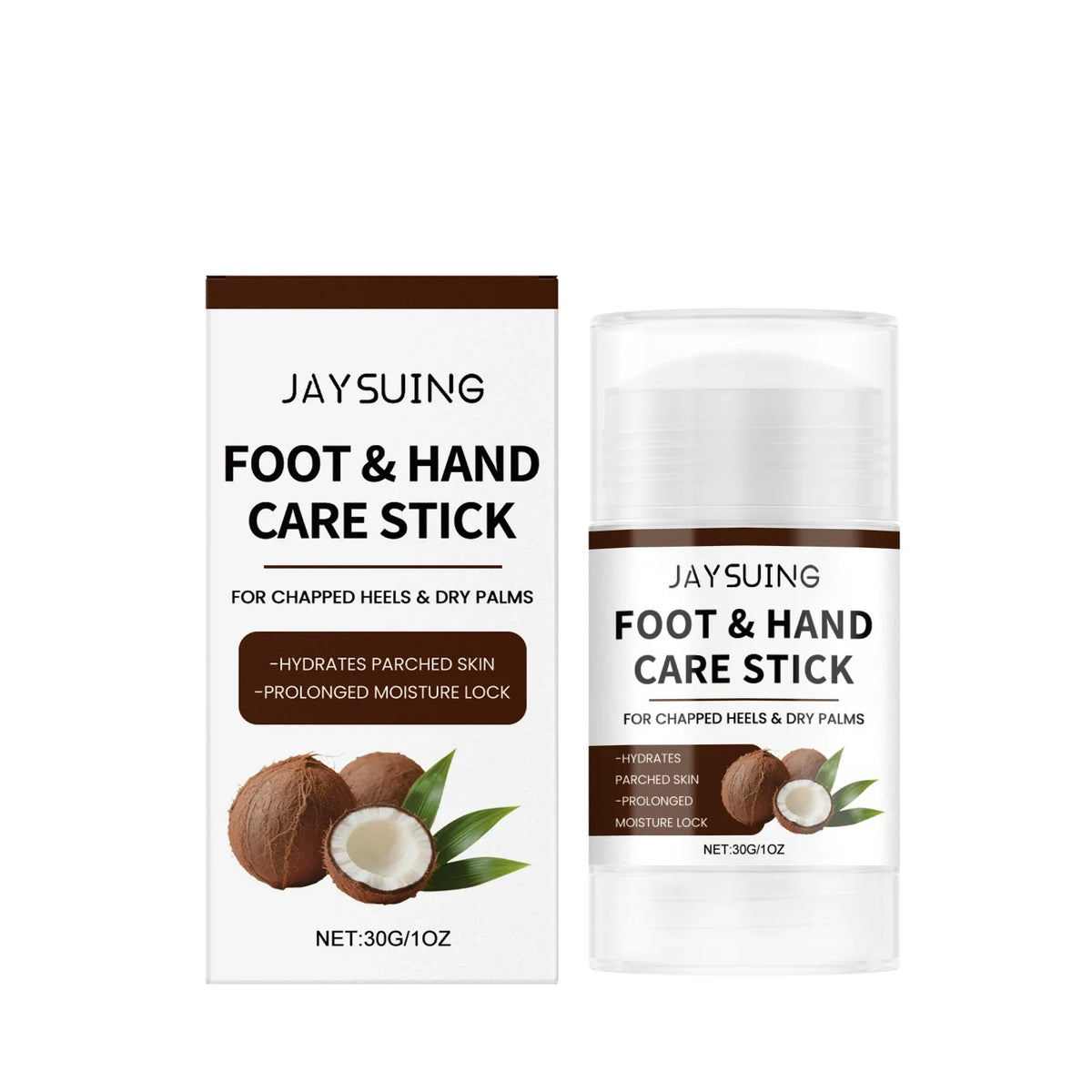 Coconut Oil Moisturizing Stick – Deep Hydration Hand & Foot Care