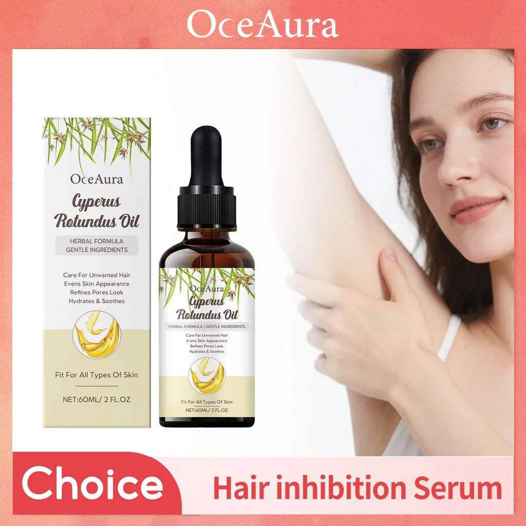 OceAura Cyperus Rotundus After-Shave Hair Growth Inhibitor Oil