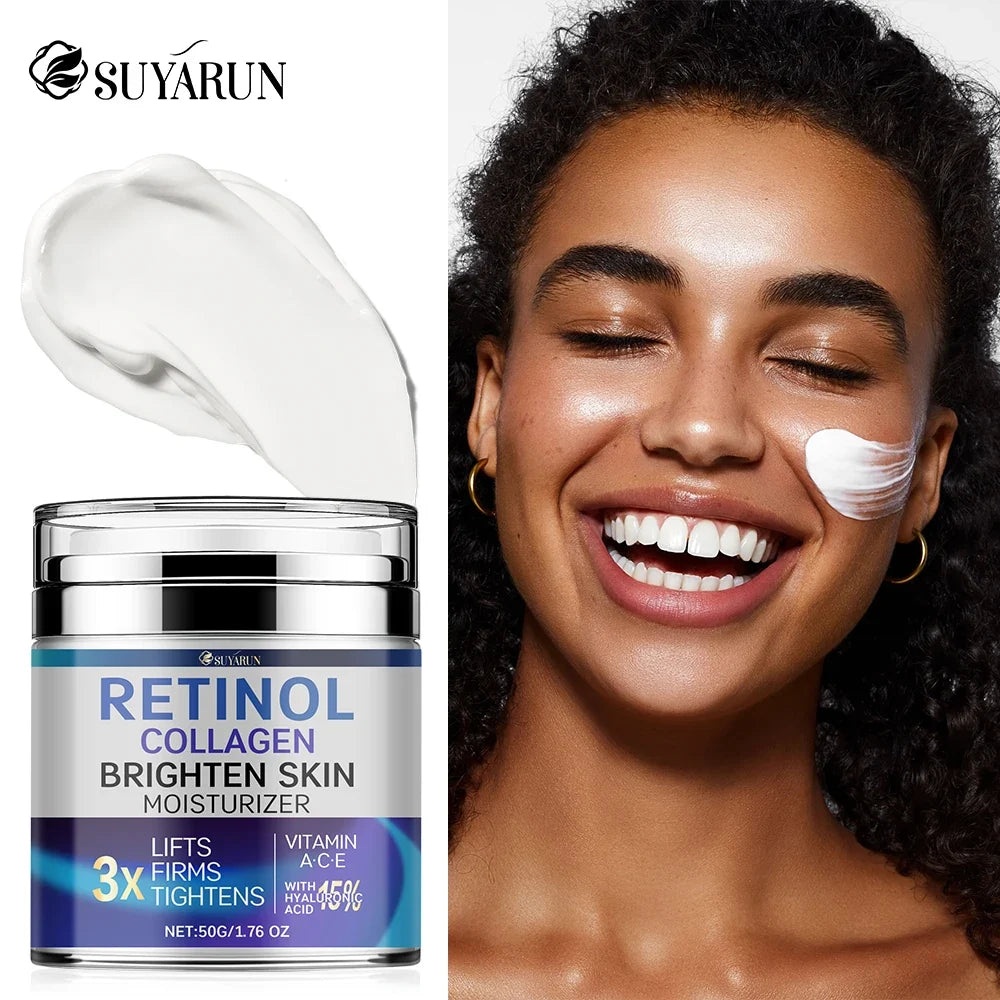 SUYARUN Retinol & Collagen Face Cream – Anti-Aging Moisturizer