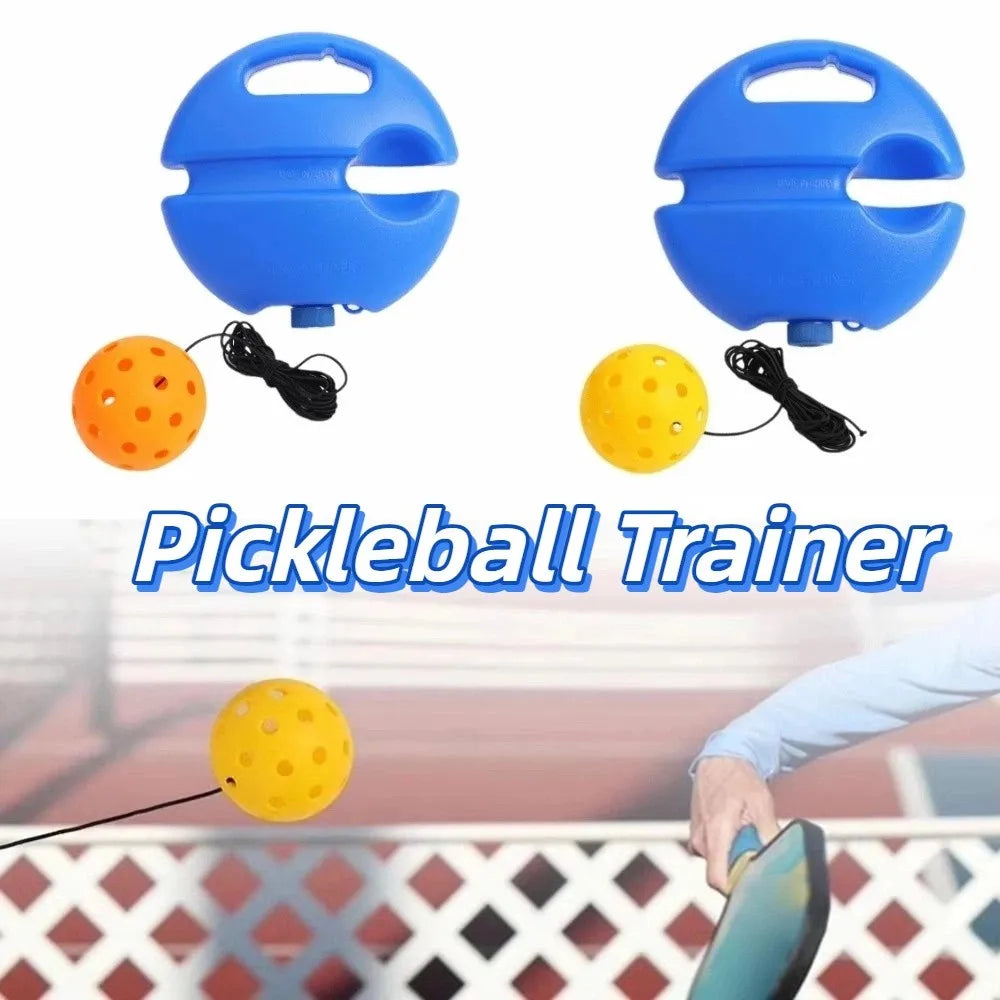 Pickleball Trainer Set – Water-Fillable Base & Elastic Rope