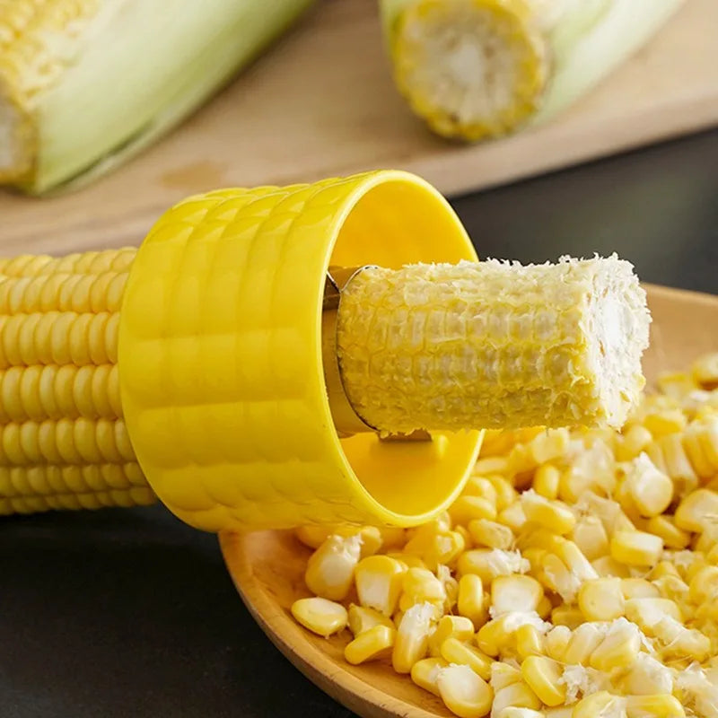 Corn Stripper & Cob Remover – Aluminium Alloy Kitchen Tool