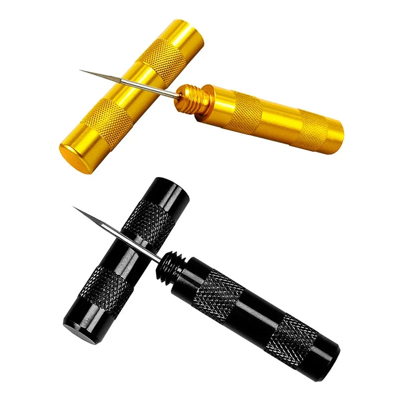 Stainless Steel Nozzle Unclogging Cleaning Needle & Air Pump Tool