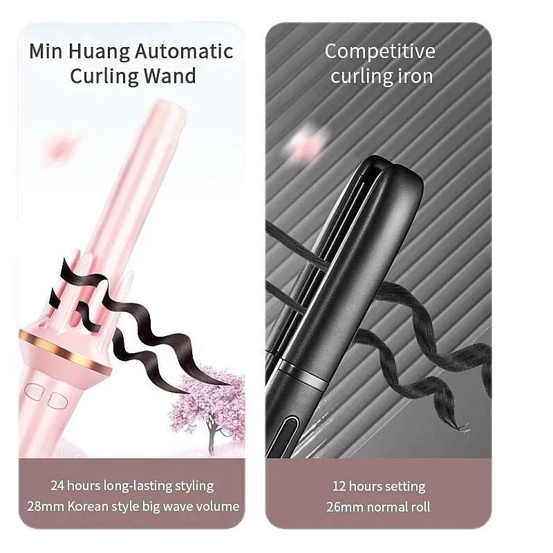 Automatic Rotating Curling Iron | 360° Ceramic Curling Wand