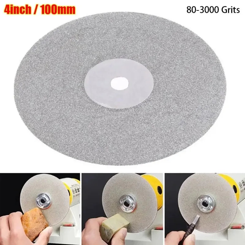 4" Diamond Grinding Disc 100mm 80–3000 Grit Abrasive Wheel