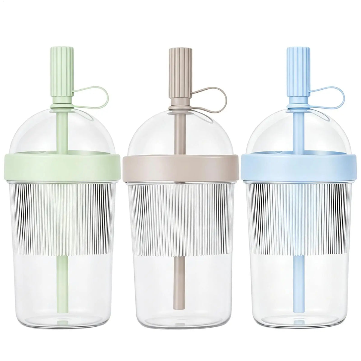 17oz Reusable Travel Coffee Mug with Lid & Straw