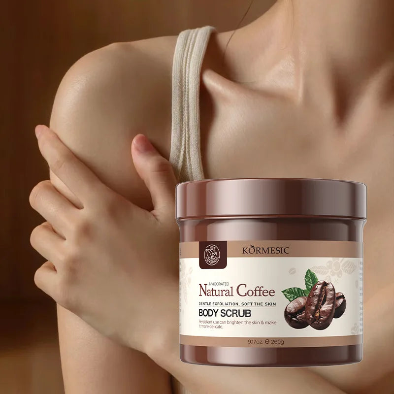 260g Coffee Body Scrub – Caffeine, Exfoliate & Brighten Skin