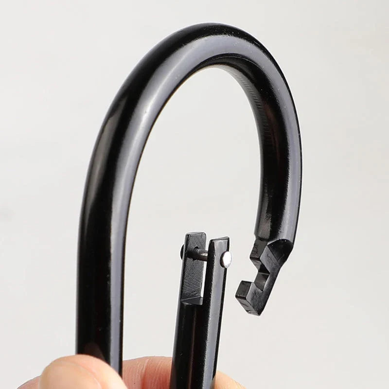 Gourd Shape Aluminum Alloy Non-Locking Carabiner Hook