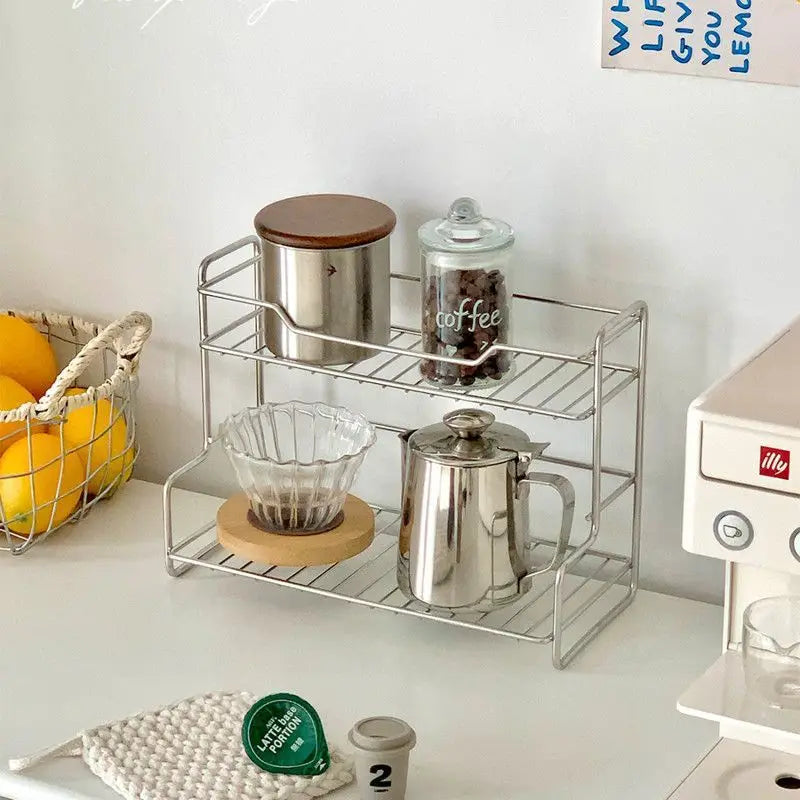 Stainless Steel Multi-Purpose Storage Rack & Organizer