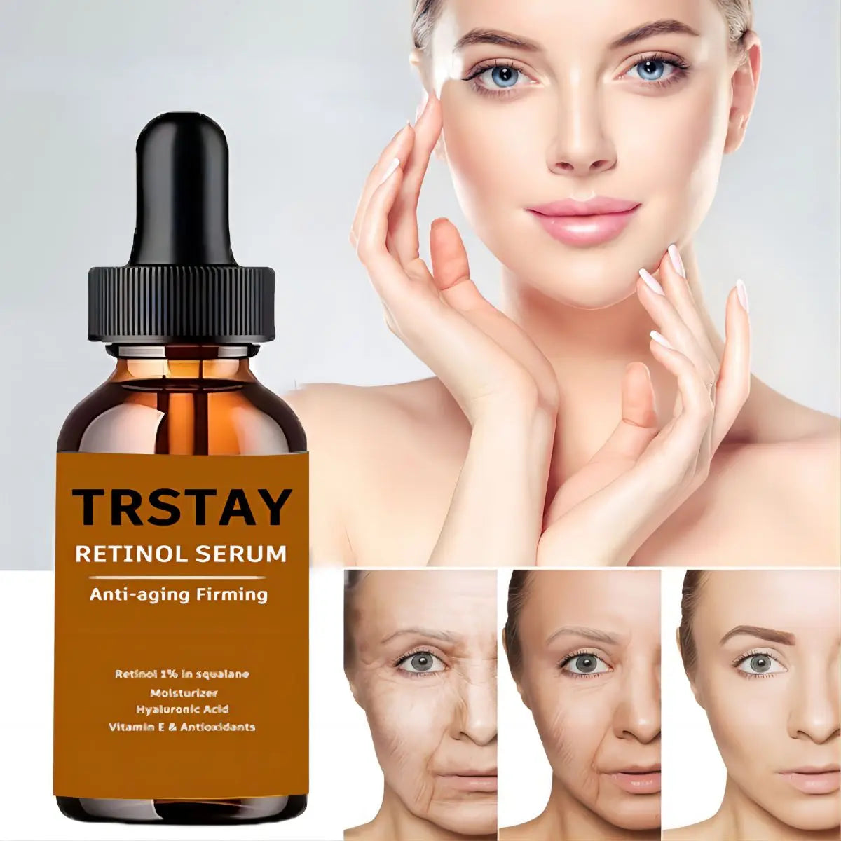 Retinol Anti Aging Removal Wrinkle Serum Firm Lift Fade Fine Lines