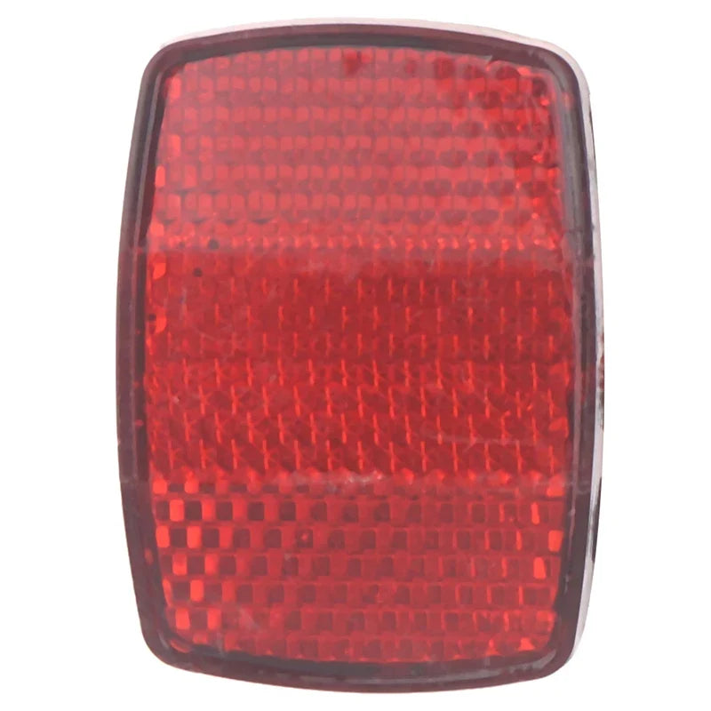 Bicycle Front & Rear Plastic Reflector – Bike Safety Warning