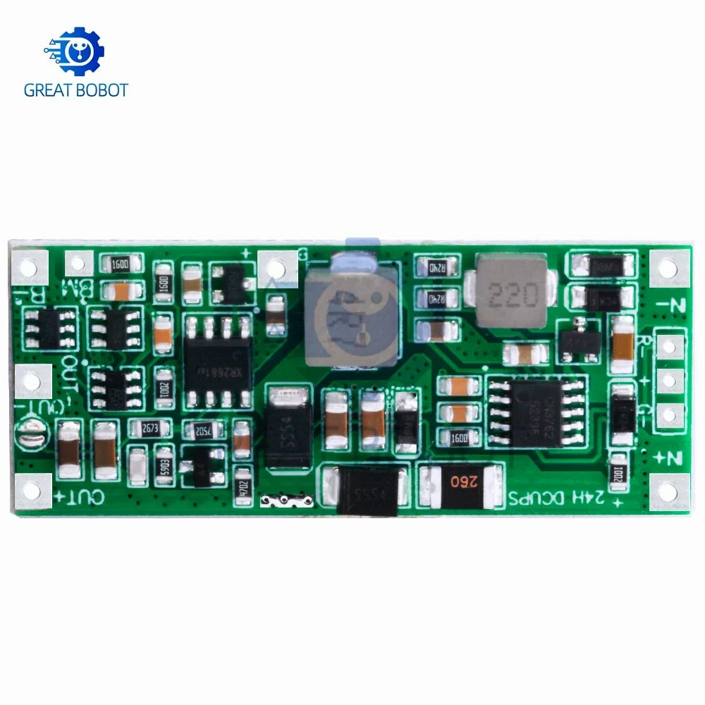 2S UPS Power Supply Module 12V/15V 24W Step-Up Protection