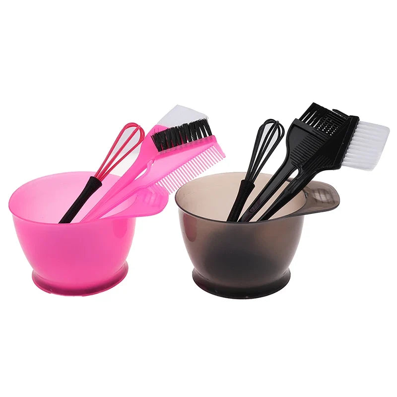 5-Pc Hair Coloring Brush & Bowl Set – Bleaching Dye Kit