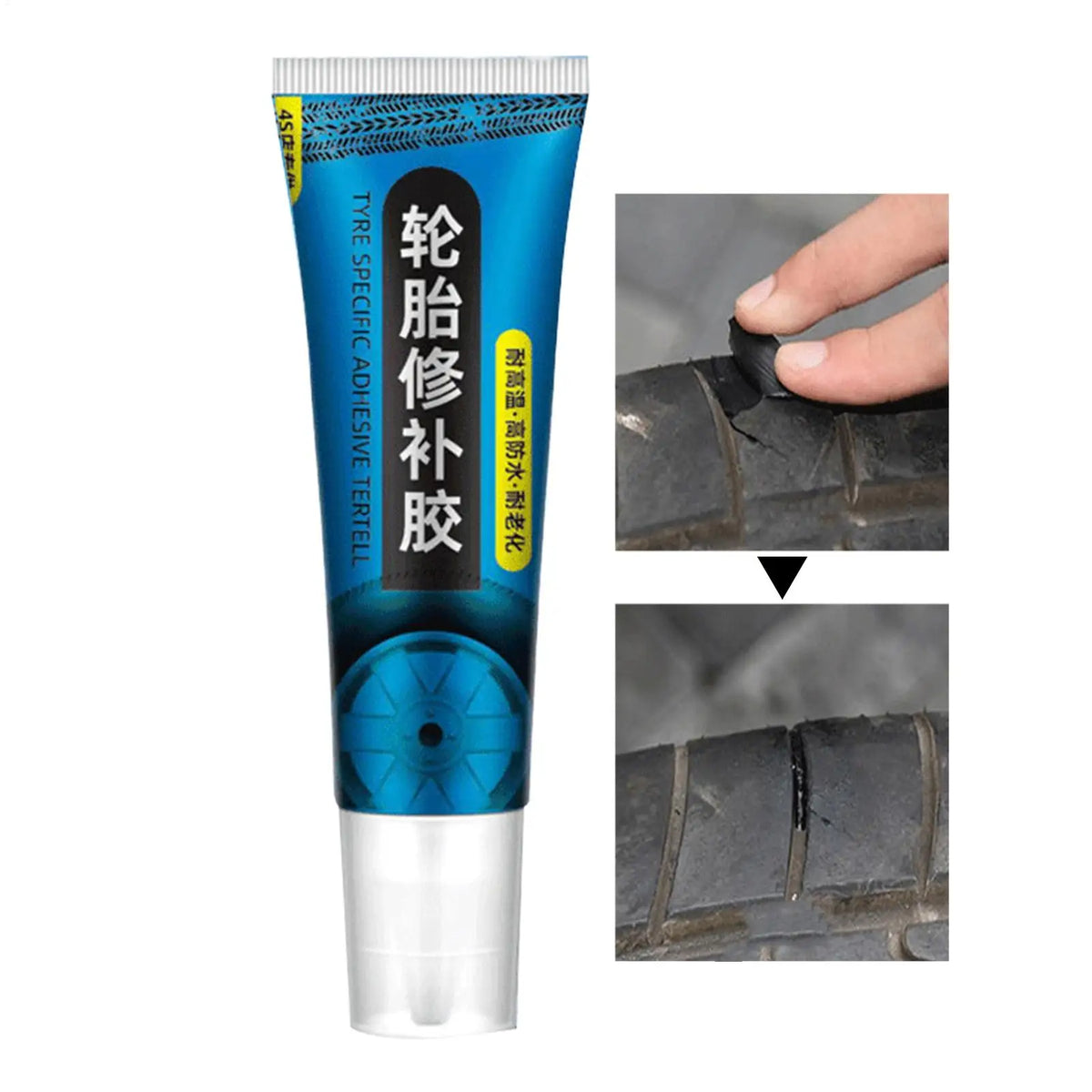 Car Tire Repair Glue 60ml | Strong Adhesive Sidewall Sealant