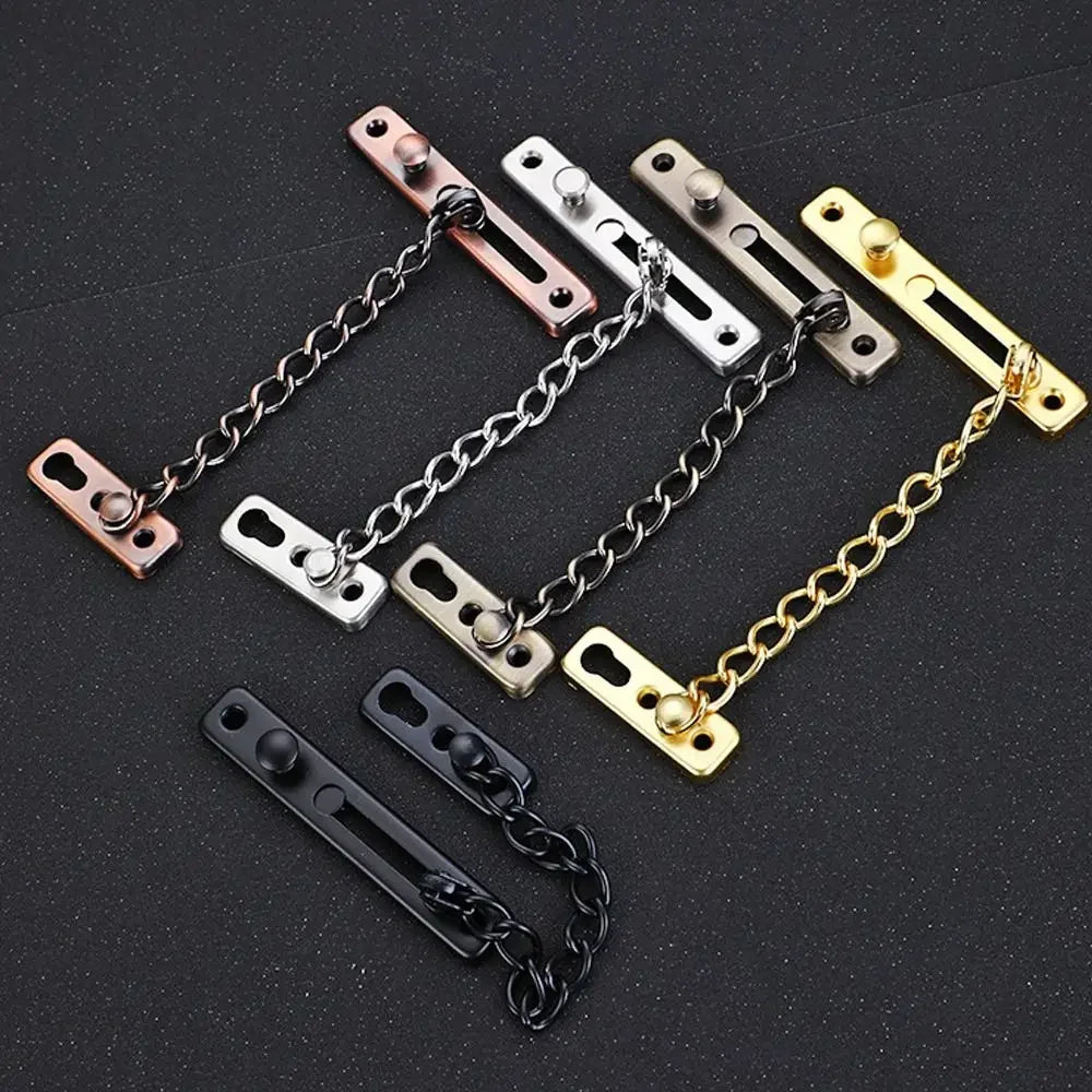 Stainless Steel Door Security Chain Lock – Hotel & Home
