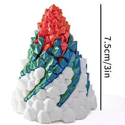 3D Spiral Pyramid Fidget Toy – Rotating Helix Desk Puzzle